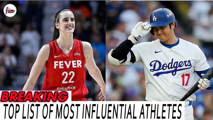 Shohei Ohtani and Caitlin Clark top list of most influential athletes