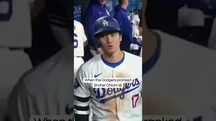 Shohei Ohtani got pranked 😅