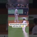 Shohei Ohtani politely disagreed with that call 😅😅😅😅😅😅