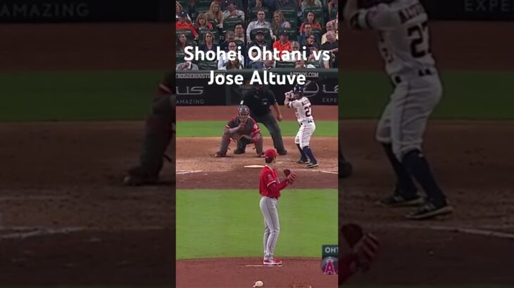 Shohei Ohtani vs Jose Altuve #baseball #mlb #shoheiohtani #ohtani