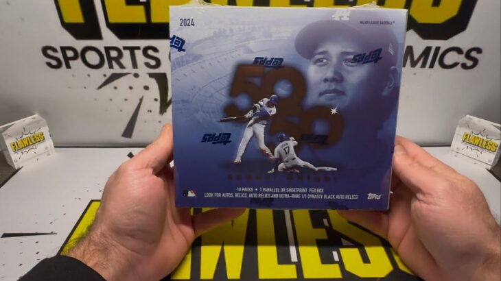 Topps 50/50 Shohei Ohtani Sealed Hobby Box Rip SSP 💥All 10 packs Honest Review MLB Set