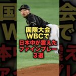 国際大会WBCで日本中が震えたファインプレー３選　#プロ野球　#菊池涼介  #内川聖一  #野球解説