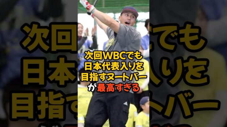 次回WBCでも日本代表としての参加を熱望するヌートバーがカッコよすぎる…