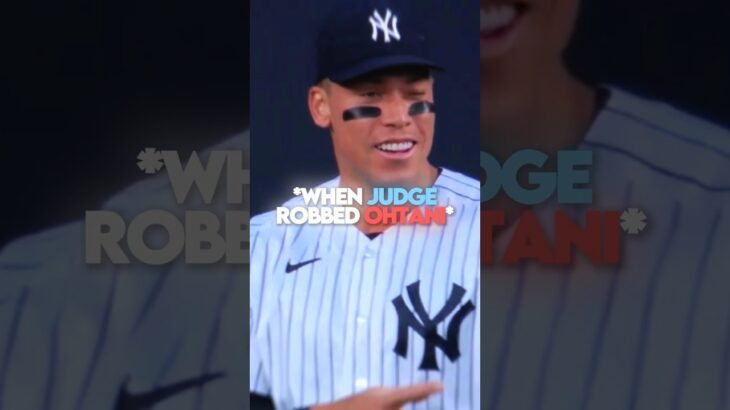 When Aaron Judge Robbed Shohei Ohtani ￼🤯😂 #shorts #mlb