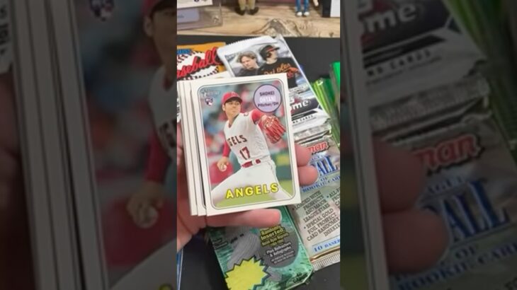 MAJOR SHOHEI OHTANI ROOKIE CARD PULLED FROM 2018 HERITAGE!