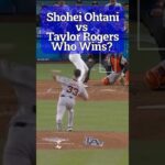 Shohei Ohtani vs Taylor Rogers. Who Wins?  #mlb #baseball #shoheiohtani #ohtani #dodgers