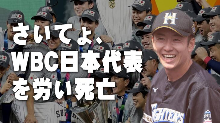 さいてょ、WBC日本代表を労い死亡 #野球 #カッスレ #斎藤佑樹