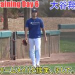 『壁当て』＆『チームメイトと談笑』そして。。。【大谷翔平選手】～スプトレ Day 6～Shohei Ohtani 2025  Spring Training Day 6