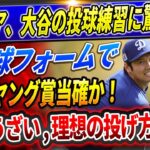 🔴🔴【速報LIVE】新投球フォームでサイ・ヤング賞当確か！サバシアでさえ大谷の投球練習に驚愕!「正直うざい,理想の投げ方だ」皆んなが”驚愕”する中で現地取材陣に言い放った本音がヤバい！