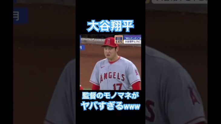 【MLB】大谷翔平、エンゼルス時代、ネビン監督の誇張しすぎたモノマネがヤバいと話題にwww #shoheiohtani #mlb #mvp #dodgers #wbc #真美子 #デコピン