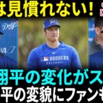 大谷翔平の“変化”にX驚き「だいぶ違うなぁ」　キャンプインで発見「見慣れない」山本由伸の取材中に報道陣が爆笑　隣の通訳に視線が集まり…変身姿に「心配してます」【海外の反応】【日本語翻訳】