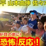 【大激震】目の前で見た大谷翔平侍トリオ登場！ついに勢揃い現地ファン恐怖の反応に衝撃のラスト！　【現地取材】