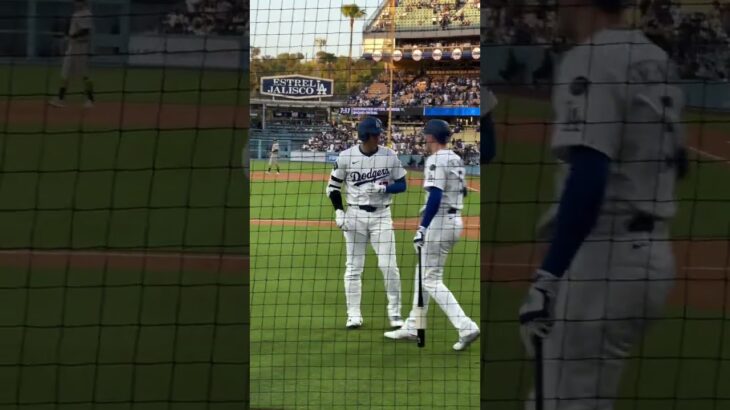 大谷翔平の13号先頭打者ホームランに盛り上がるファン！現地映像　アスレティックス戦5月15日