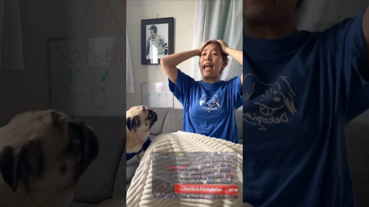 大谷翔平18号ソロホームランが第一打席から炸裂！ライブBPもノリノリ！オタク大喜び！　#reaction #shoheiohtani #dodgers