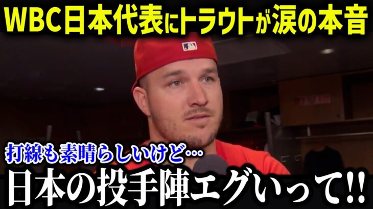 WBCについてトラウトが語った衝撃本音「翔平から聞いていたけど…」日本投手陣と大谷への想いがヤバい…【海外の反応/MLB/メジャー/野球】