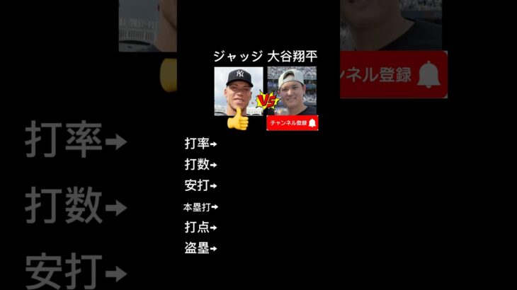現時点ではどっちが上だと思いますか？ #大谷翔平 #大谷 #ドジャース #メジャーリーグ #メジャー #mlb #dogers  #プロ野球 #オオタニサン