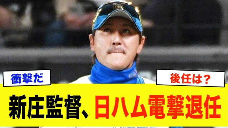 【監督退任】新庄剛志「もうこのチームに俺は必要ないかな…」新庄監督が衝撃告白…日ハムの後任監督候補がヤバすぎる
