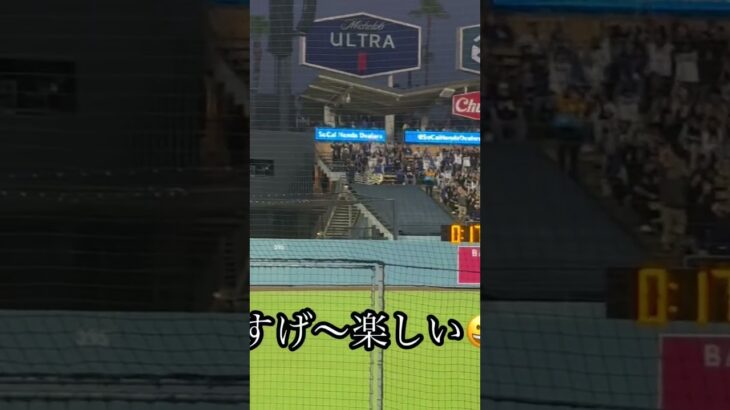 #大谷翔平 #ドジャース#ドジャーススタジアム#ビッグウェーブ#ＬＡ#ロサンゼルス#野球#メジャーリーグ #楽しい