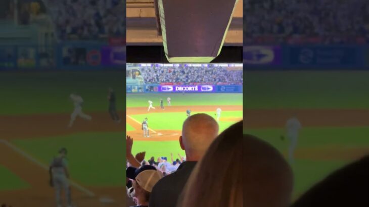 大谷翔平の25号ホームランに大興奮するファン！現地映像　ジャイアンツ戦6月15日