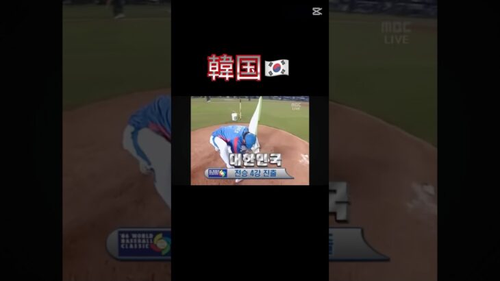 【韓国🇰🇷or日本🇯🇵】WBC勝利の違い韓国編　#野球  #プロ野球  #プロスピa  #チャンネル登録お願いします  #大谷翔平  #優勝  #韓国  #wbc  #日本  #失礼