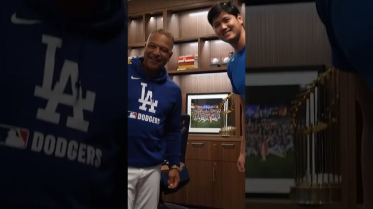 大谷翔平にドッキリ　ロバーツ監督が娘用ポルシェをプレゼント字幕　#shorts #大谷翔平　#shoheiohtani 　
