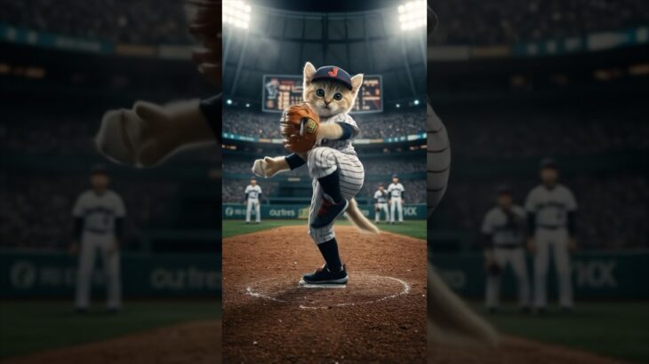 2026年WBC日本代表新エースっぽい人Japan’s Next Ace? 2026 WBC Rising#おもしろ#面白いAI#猫#cat