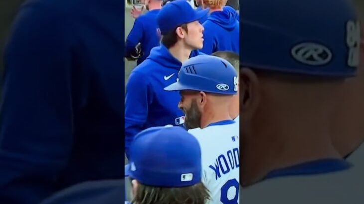 #試合前のドジャースのダッグアウト　#今日の大谷翔平　#Shohei Ohtani    #ドジャース　#ブリュワーズ　2025. 7.19