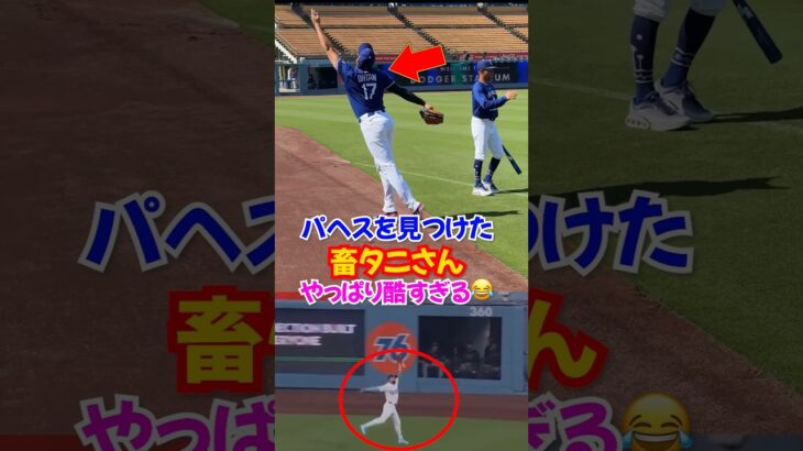 大谷翔平がまたしてもパヘスの守備をイジる畜谷発動…#ドジャース #大谷翔平 #エピソード