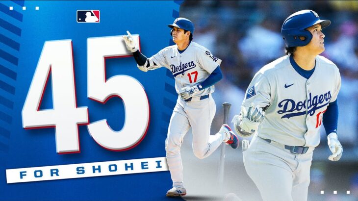 45 FOR SHOHEI 💪 | 大谷翔平45号放つ