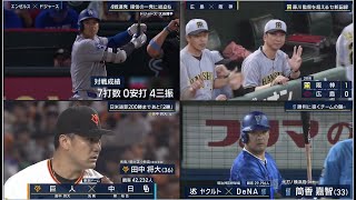 8月13日プロ野球ニュース&MLB大谷翔平ホームラン！【阪神】 石井大智はプロ野球記録に並ぶ39試合連続無失点！【田中将大】巨人は逆転負けで勝率５割！DeNAが１０－２でヤクルトに快勝！