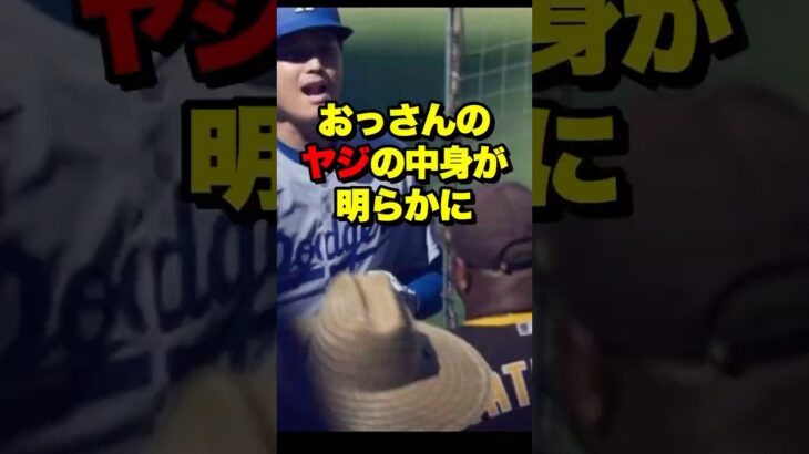 大谷翔平に飛ばした野次の内容が明らかに　#大谷 #大谷翔平 #ohtani #shohei #shoheiohtani #パドレス #ドジャース #海外の反応