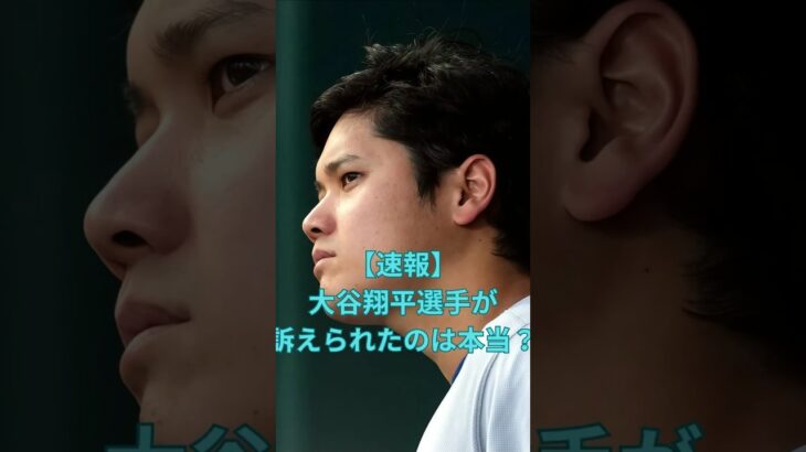 【速報】大谷翔平選手が訴えられたのは本当？　#大谷翔平  ＃ドジャース  #shorts　VOICEVOX:ずんだもん VOICEVOX:四国めたん