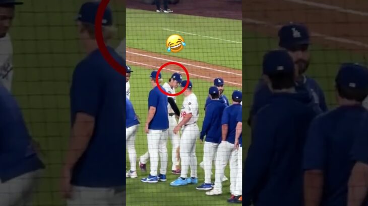 大谷翔平、チームメイト勝利に大爆笑リアクション！