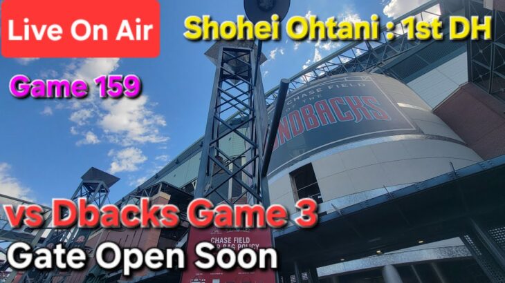 【ライブ配信】対アリゾナ・ダイヤモンドバックス〜シリーズ最終戦〜大谷翔平選手は1番DHで出場⚾️山本由伸投手は先発投手で出場⚾️まもなくゲートオープン⚾️