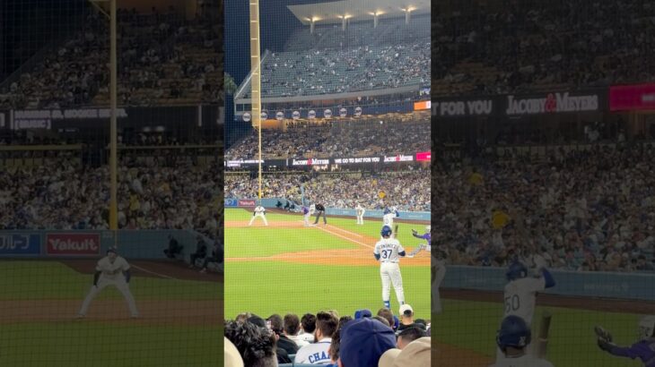 【MLB】 ムーキーベッツが打って大谷翔平がホームに帰ってくる貴重なシーン#ohtani #mookiebetts #mlb #dodgers