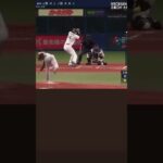 日本で6年ぶりの本塁打に！大谷翔平選手えぐい の片膝つきながら片手でホームラン#wbc＃野球#shorts5000人目指してます！チャンネル登録よろしくお願いします！