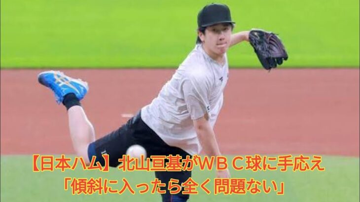 【日本ハム】北山亘基がWBC球に手応え「傾斜に入ったら全く問題ない」 Japanese News