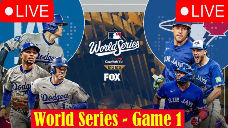 【大谷翔平 】 LIVE HD ブルージェイズ VS. ドジャース  | ワールドシリーズ 第1戦 | メジャーリーグ(MLB) 2025.10.25