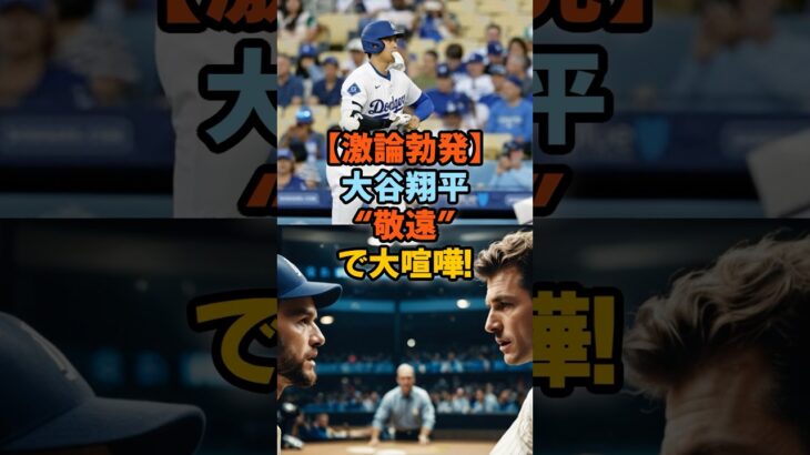 ドジャース・大谷翔平の“ある打席”が、アメリカ中で大論争を巻き起こしています。#大谷翔平 #ドジャース #MLB #敬遠 #議論勃発 #ブライアンケニー #ショーンケイシー #地区シリーズ