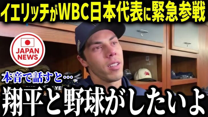 【衝撃】元MVPイエリッチが「翔平とプレーしたい！」と日本代表入りを熱望！？WBCを揺るがす異例発言に世界中が騒然【大谷翔平/海外の反応/MLB/野球】