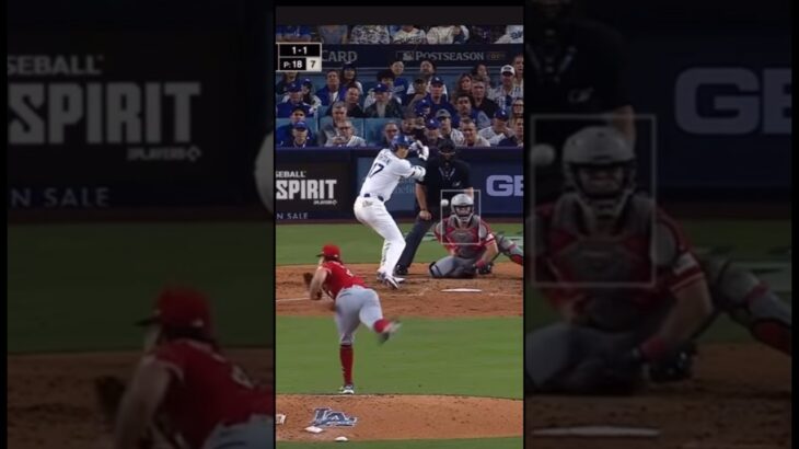 大谷翔平‼️PSシリーズいきなり２ホーマー‼️ #mlb  #大谷翔平　#baseball