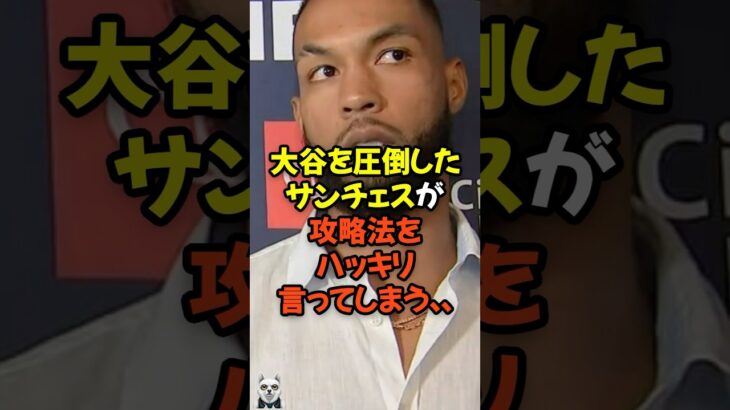 大谷翔平を圧倒した先発サンチェスが攻略法をハッキリ言ってしまう…