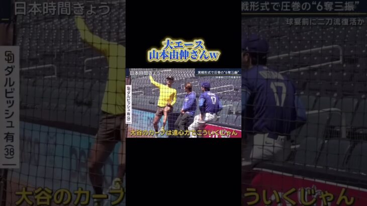 ダルビッシュさんにうちの大エースを紹介する大谷翔平様w