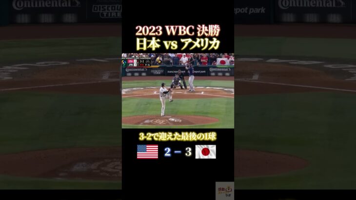 2023WBC決勝 日本vsアメリカ #感動 #wbc