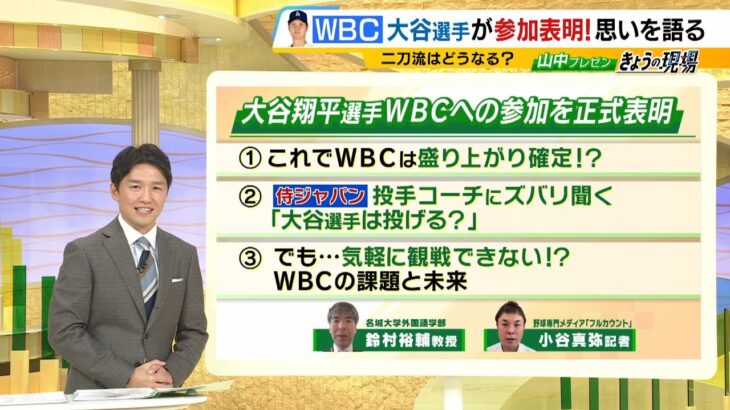 【大谷翔平選手ＷＢＣ参加表明！】能見篤史投手コーチに聞く“ここだけ”のウラ話「日本人メジャーリーガーの７～８人に声かけた」　“大谷効果”で大会どうなる？（2025年11月26日）
