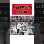 大谷翔平、WBC出場決定！日本代表としての意気込みを語る #反応集 #Shorts #大谷翔平 #WBC #出場 #日本 #誇り