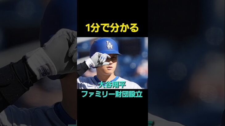 【👨‍👩‍👧ファミリー🐕️財団設立】大谷翔平　最新雑学　５選