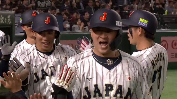 【ハイライト】侍ジャパン強化試合 日本×韓国 岸田行倫の３ランなどで日本逆転勝利！