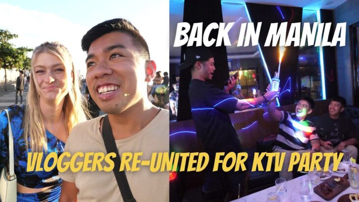 Back in MANILA at SM MALL OF ASIA (Vloggers Epic KTV Party at Aria Gastropub in QUEZON CITY)