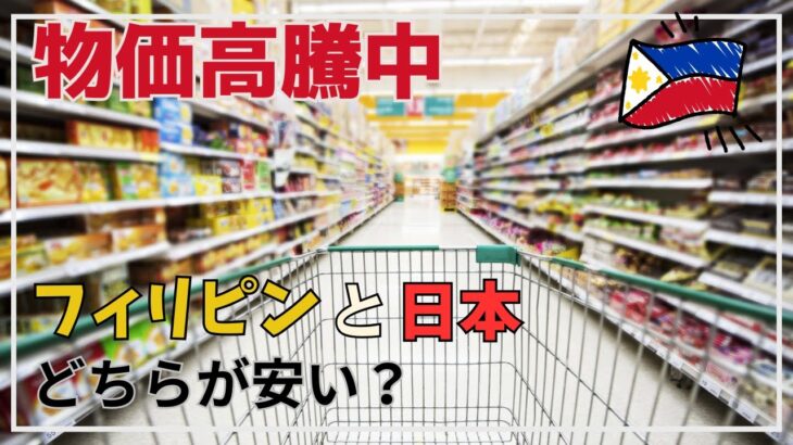 フィリピンのスーパーマーケットの物価調査！日本と比べて安いのか？高いのか？